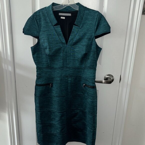 Marc New York Teal Women’s Fitted Dress - Picture 3 of 8